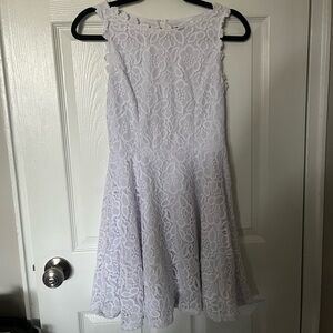 City Studio White Floral Lace Dress